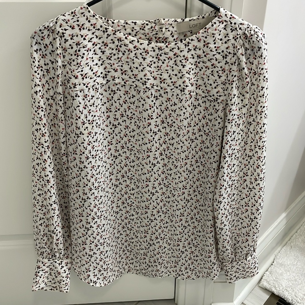 Loft floral blouse
